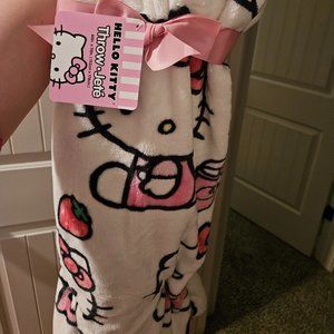 Hello Kitty Strawberries Blanket